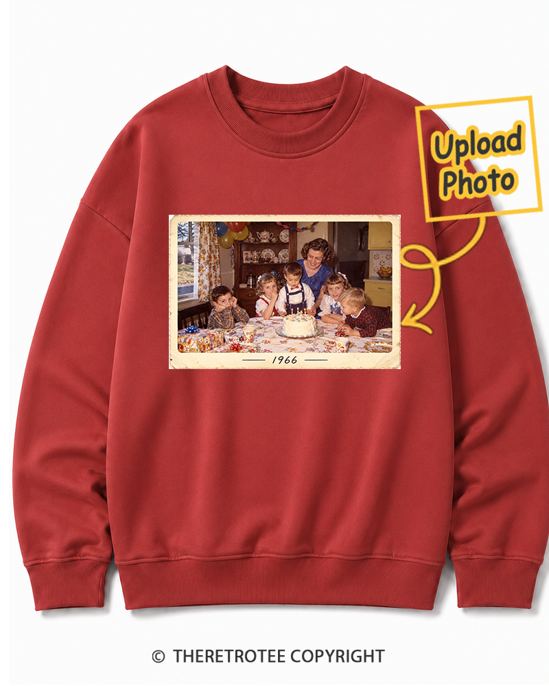 TheRetroTee Personalized Made Before Digital 1966 Sweatshirt