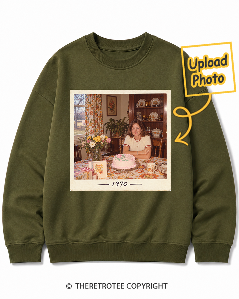 TheRetroTee Personalized Still a Classic 1970 Sweatshirt