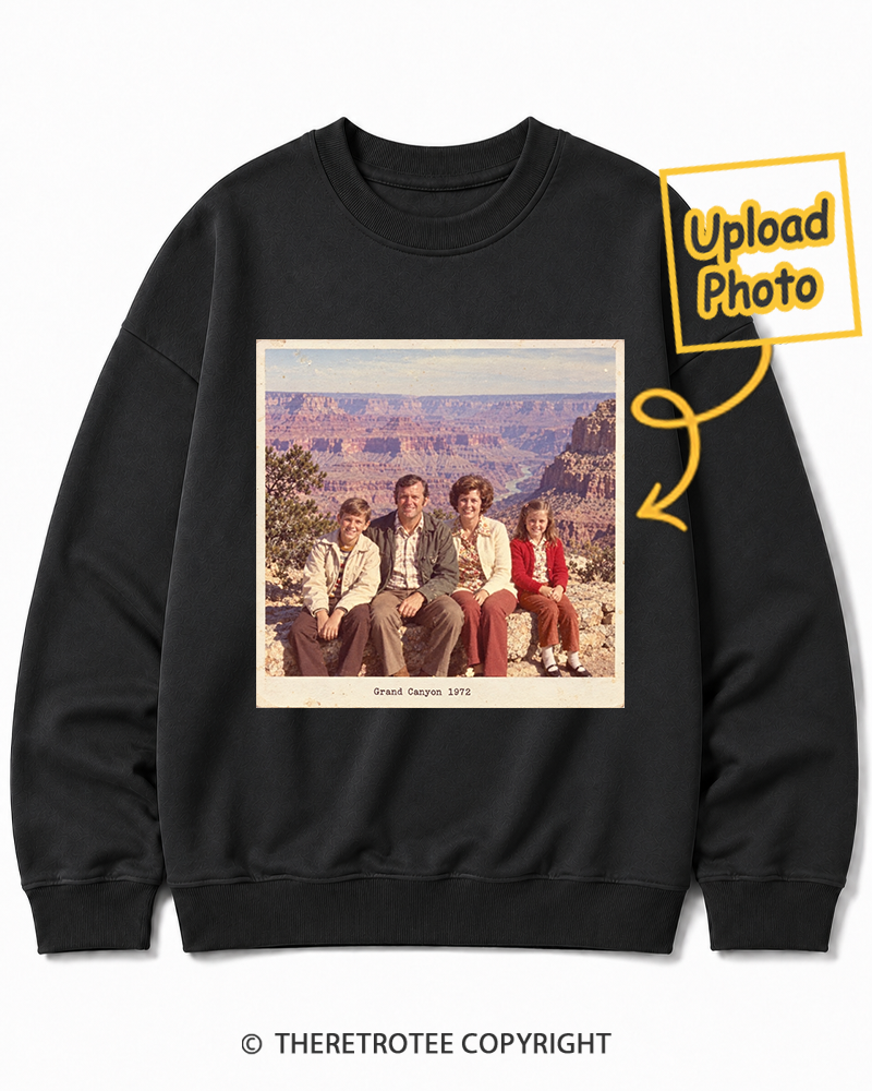 TheRetroTee Personalized Grand Canyon 1972 Sweatshirt