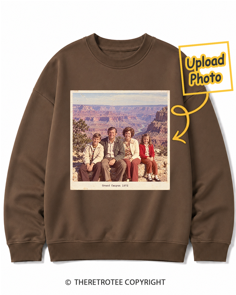 TheRetroTee Personalized Grand Canyon 1972 Sweatshirt