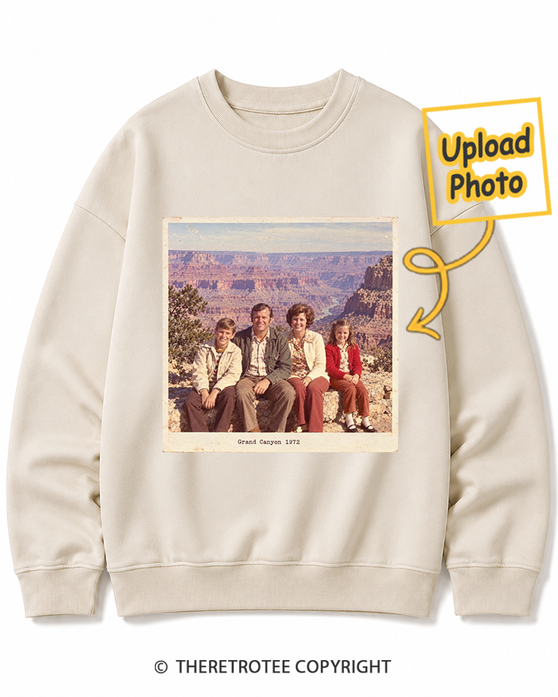 TheRetroTee Personalized Grand Canyon 1972 Sweatshirt