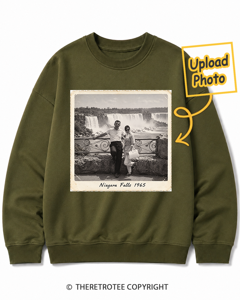 TheRetroTee Personalized Niagara Falls 1965 Sweatshirt