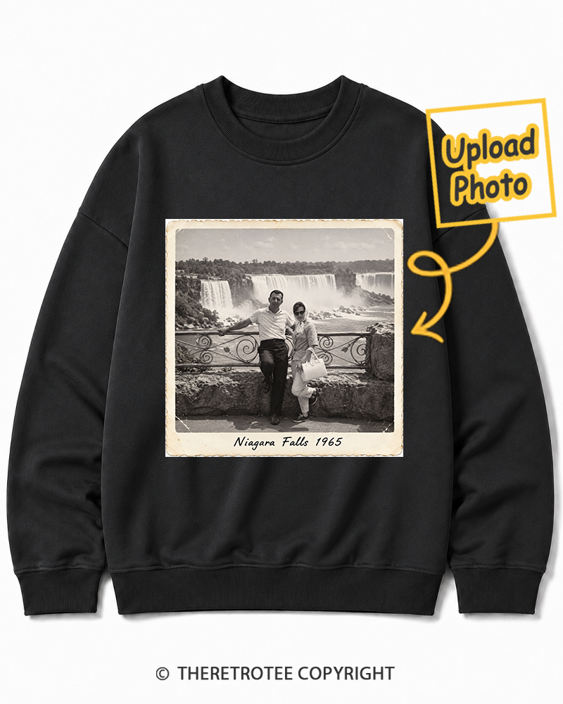TheRetroTee Personalized Niagara Falls 1965 Sweatshirt