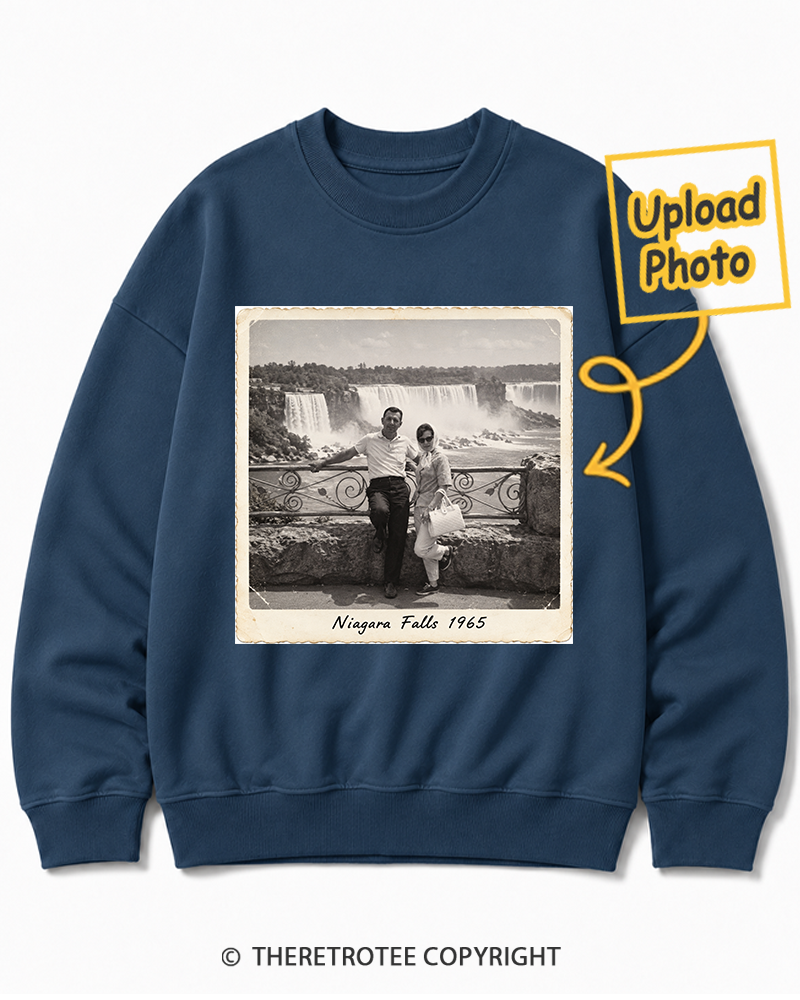 TheRetroTee Personalized Niagara Falls 1965 Sweatshirt