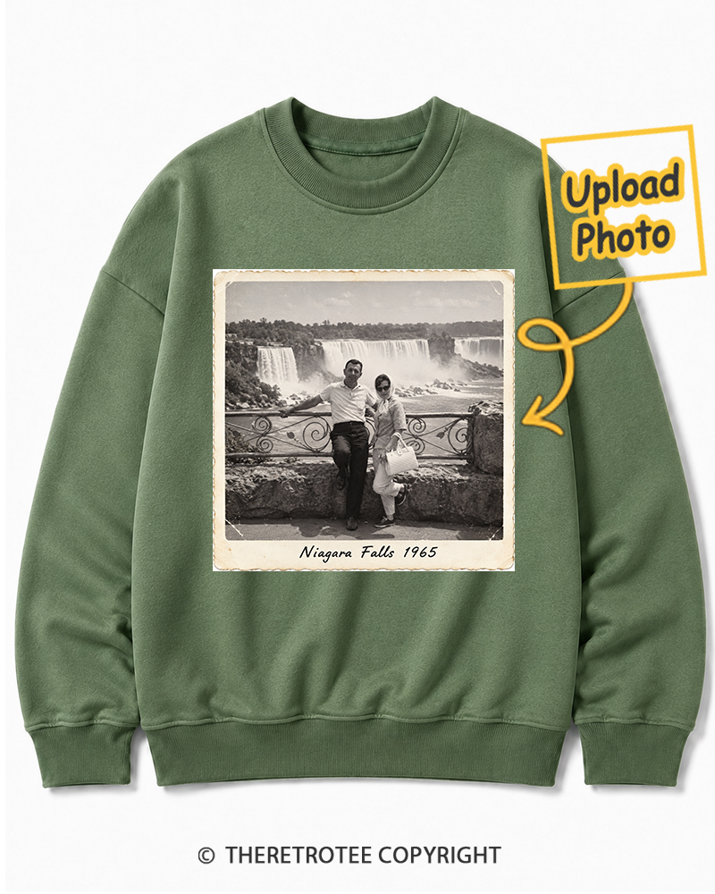 TheRetroTee Personalized Niagara Falls 1965 Sweatshirt