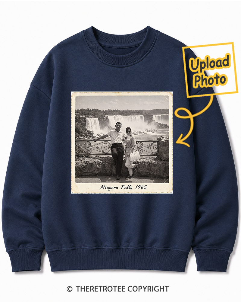 TheRetroTee Personalized Niagara Falls 1965 Sweatshirt