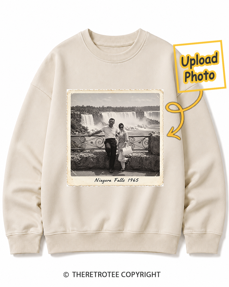 TheRetroTee Personalized Niagara Falls 1965 Sweatshirt
