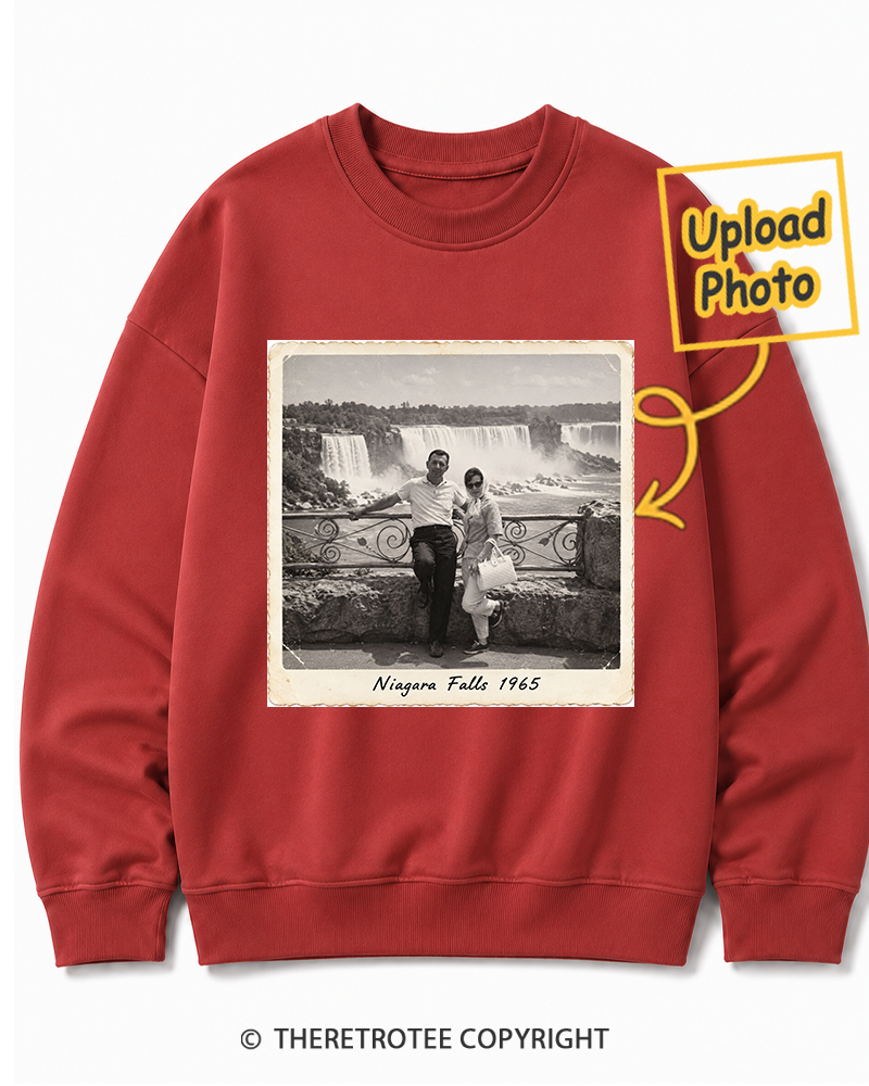 TheRetroTee Personalized Niagara Falls 1965 Sweatshirt