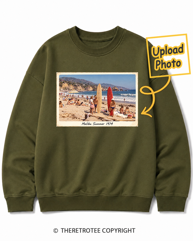 TheRetroTee Personalized Malibu Summer 1974