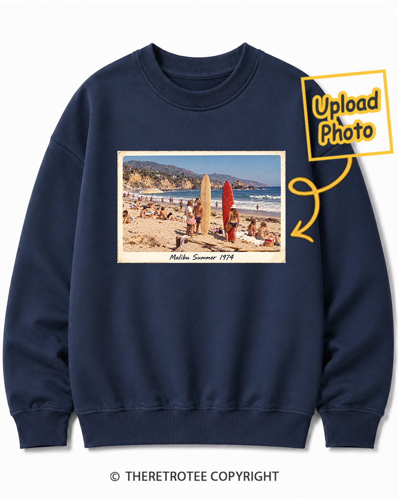 TheRetroTee Personalized Malibu Summer 1974