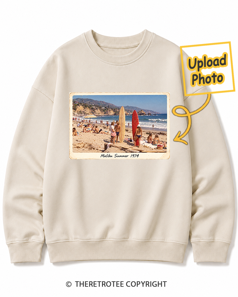 TheRetroTee Personalized Malibu Summer 1974