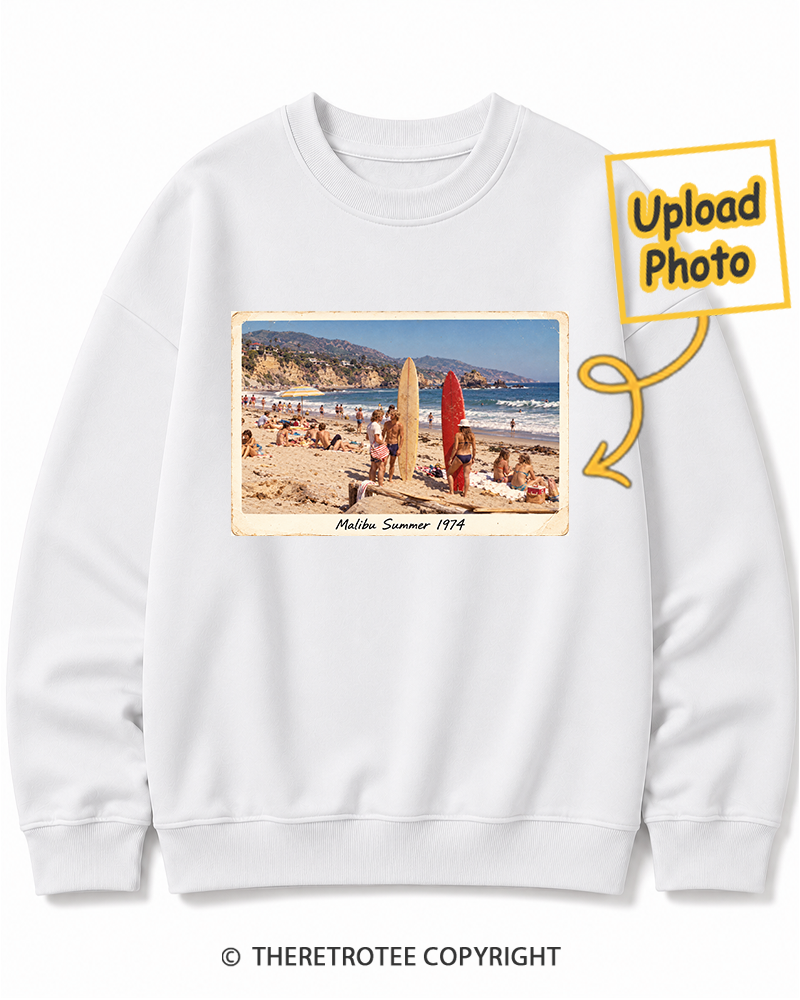 TheRetroTee Personalized Malibu Summer 1974