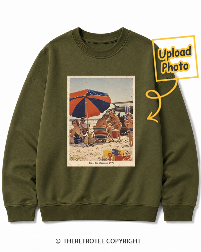 TheRetroTee Personalized Cape Cod Summer 1972 Sweatshirt