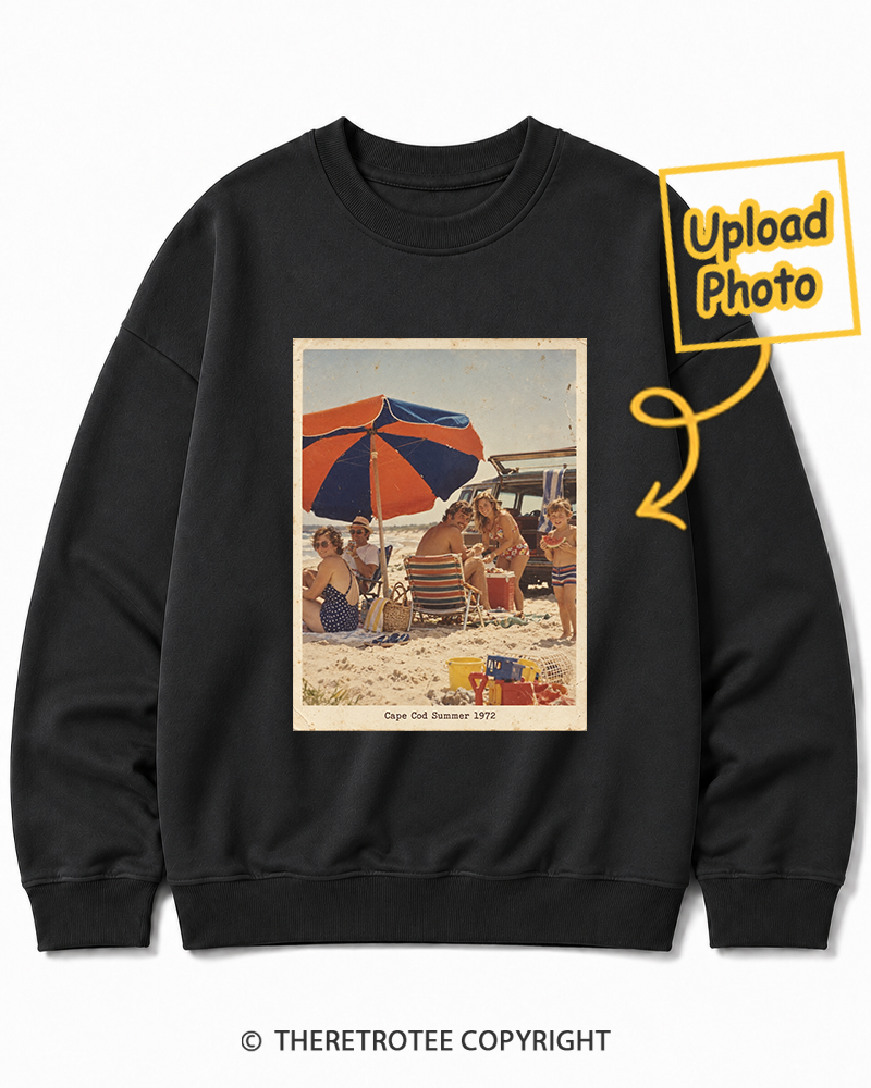 TheRetroTee Personalized Cape Cod Summer 1972 Sweatshirt