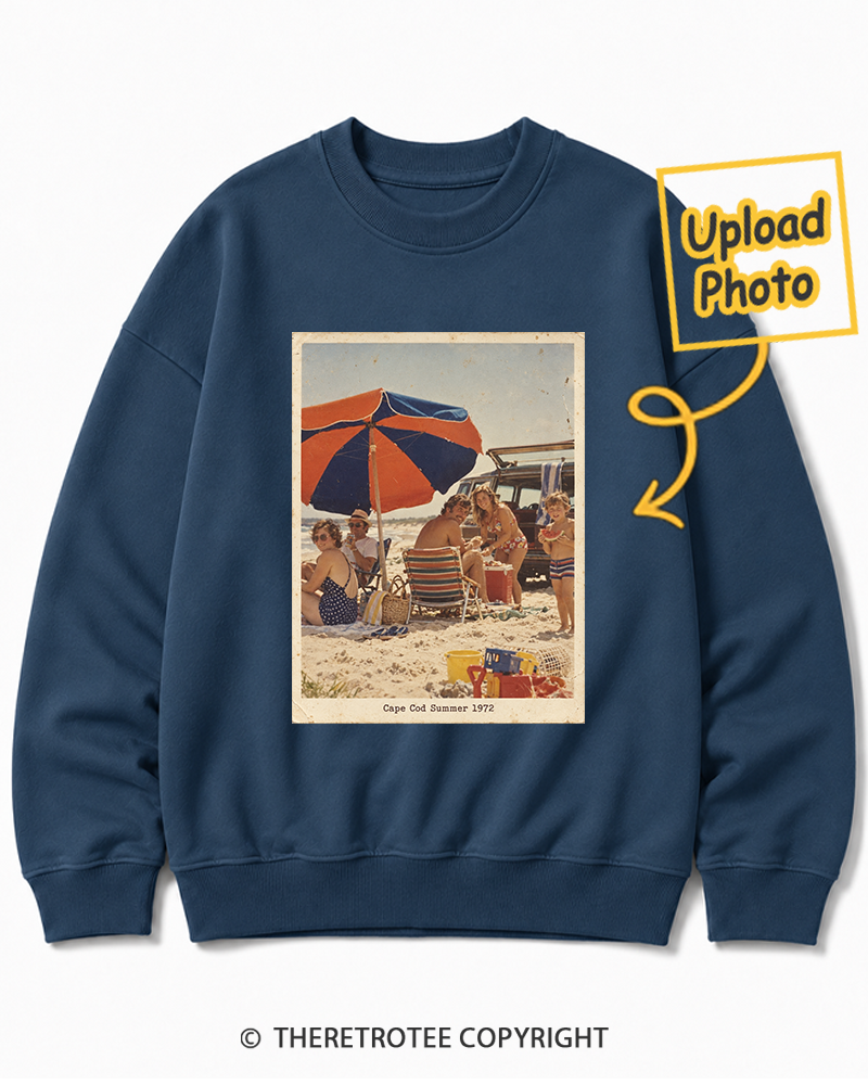 TheRetroTee Personalized Cape Cod Summer 1972 Sweatshirt