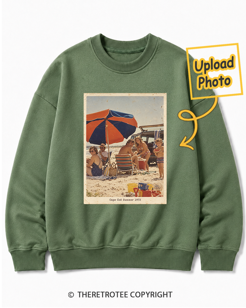 TheRetroTee Personalized Cape Cod Summer 1972 Sweatshirt