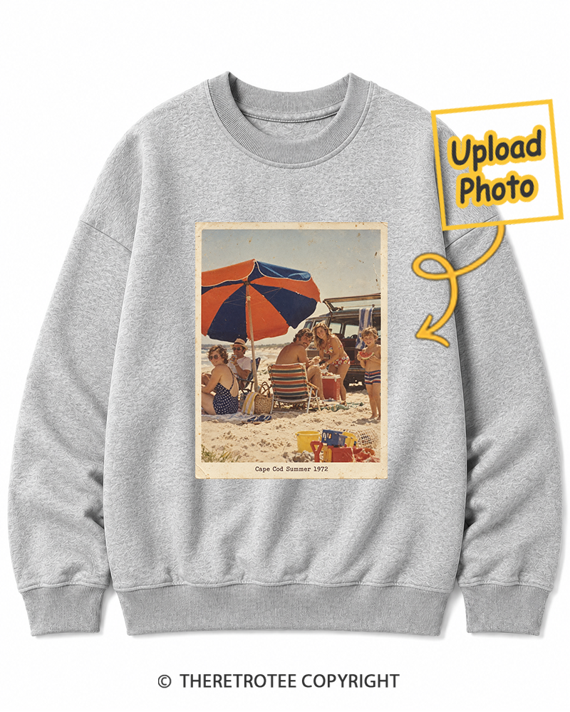 TheRetroTee Personalized Cape Cod Summer 1972 Sweatshirt
