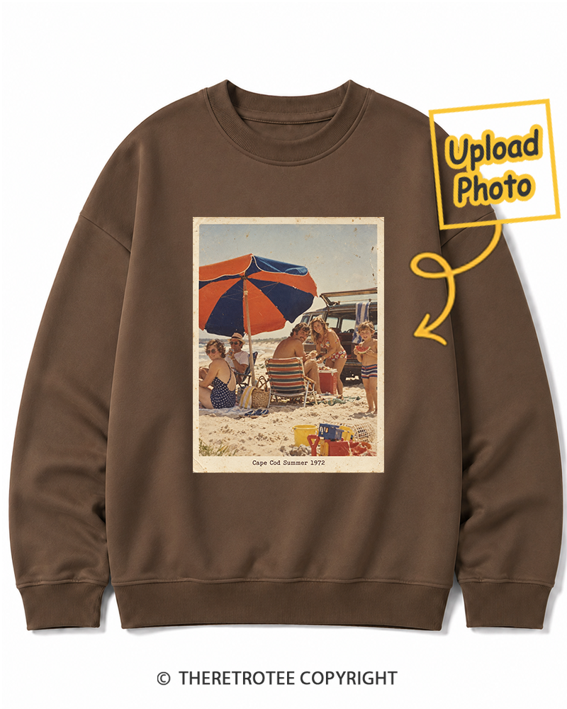 TheRetroTee Personalized Cape Cod Summer 1972 Sweatshirt