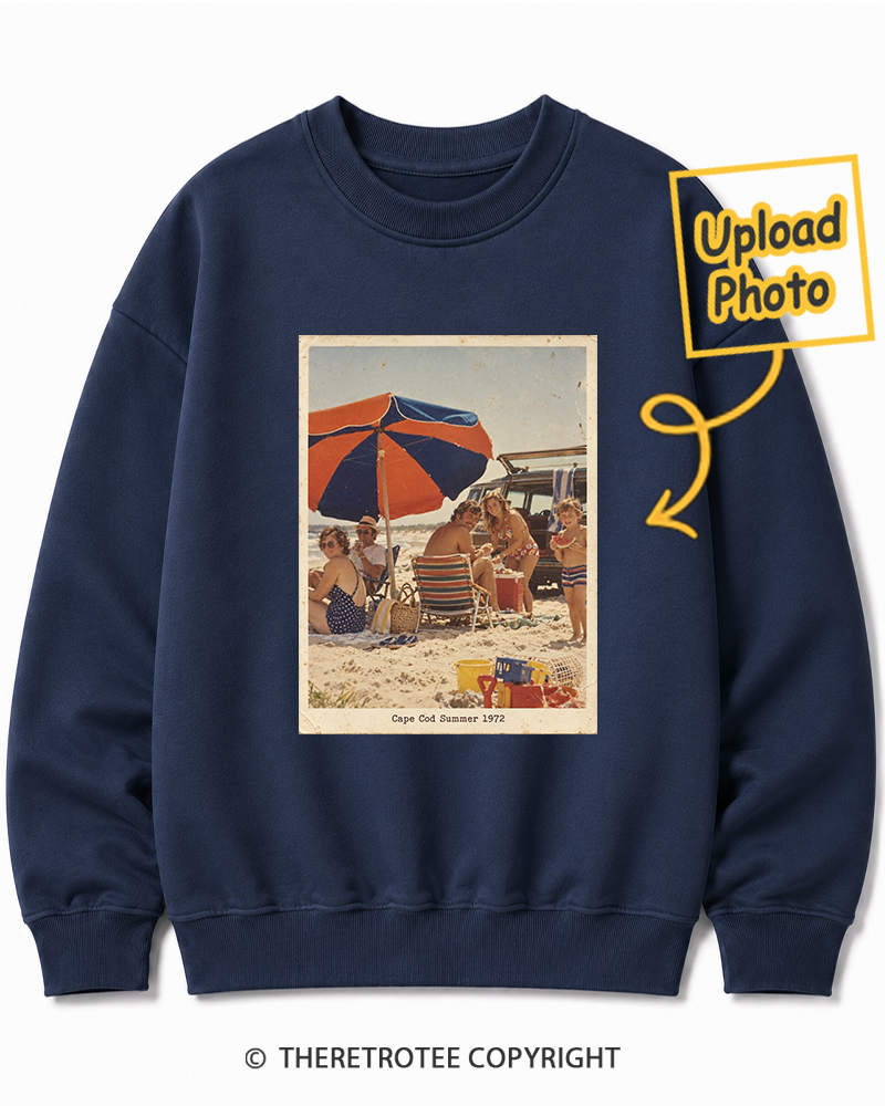 TheRetroTee Personalized Cape Cod Summer 1972 Sweatshirt