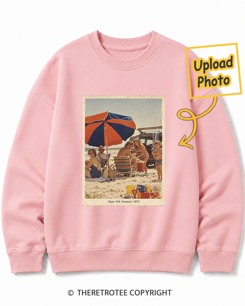 TheRetroTee Personalized Cape Cod Summer 1972 Sweatshirt
