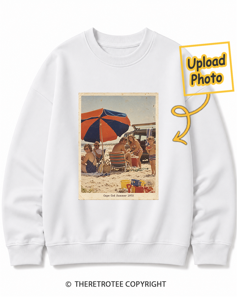 TheRetroTee Personalized Cape Cod Summer 1972 Sweatshirt