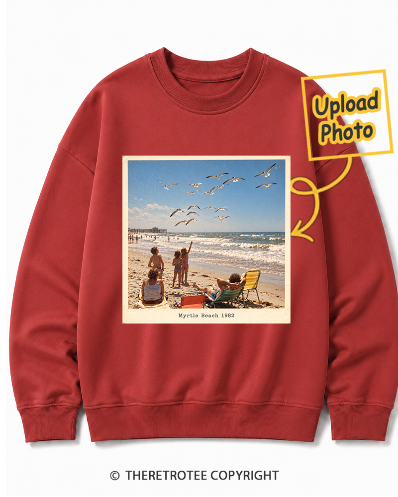 TheRetroTee Personalized Myrtle Beach 1982 Sweatshirt