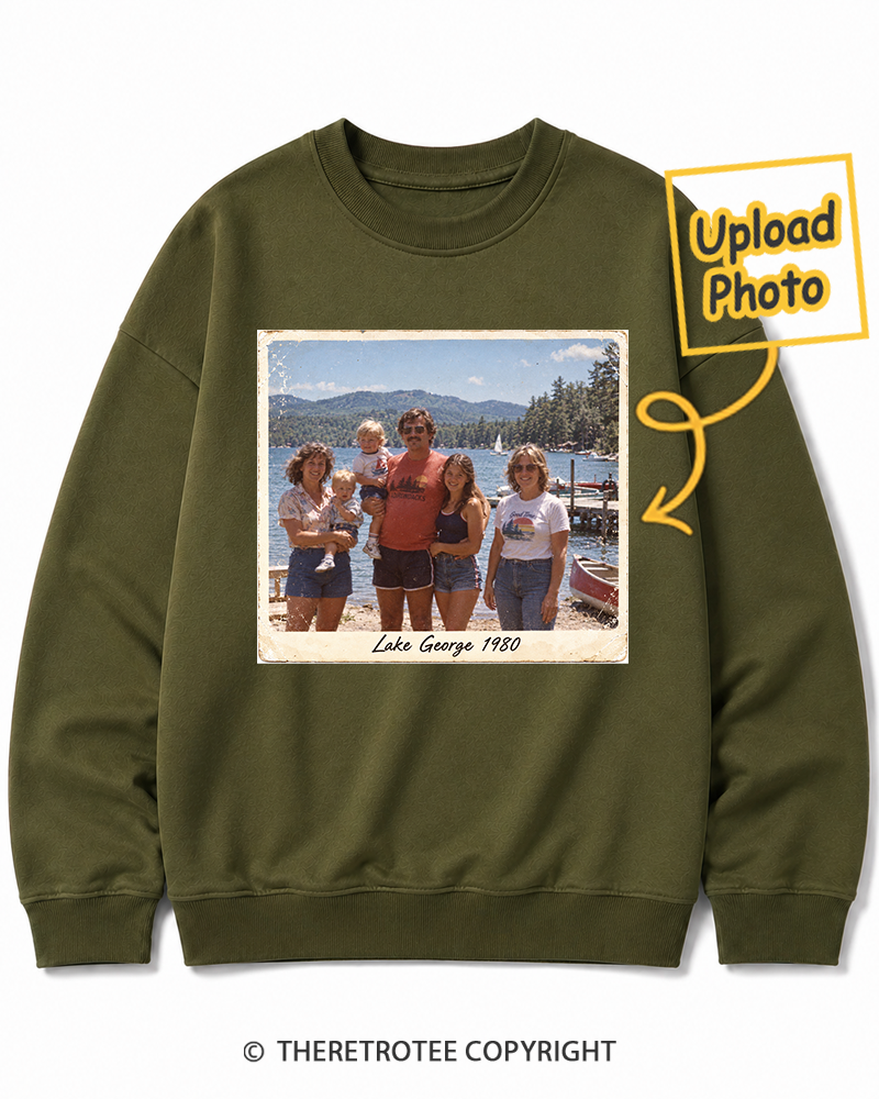 TheRetroTee Personalized Lake George 1980 Sweatshirt