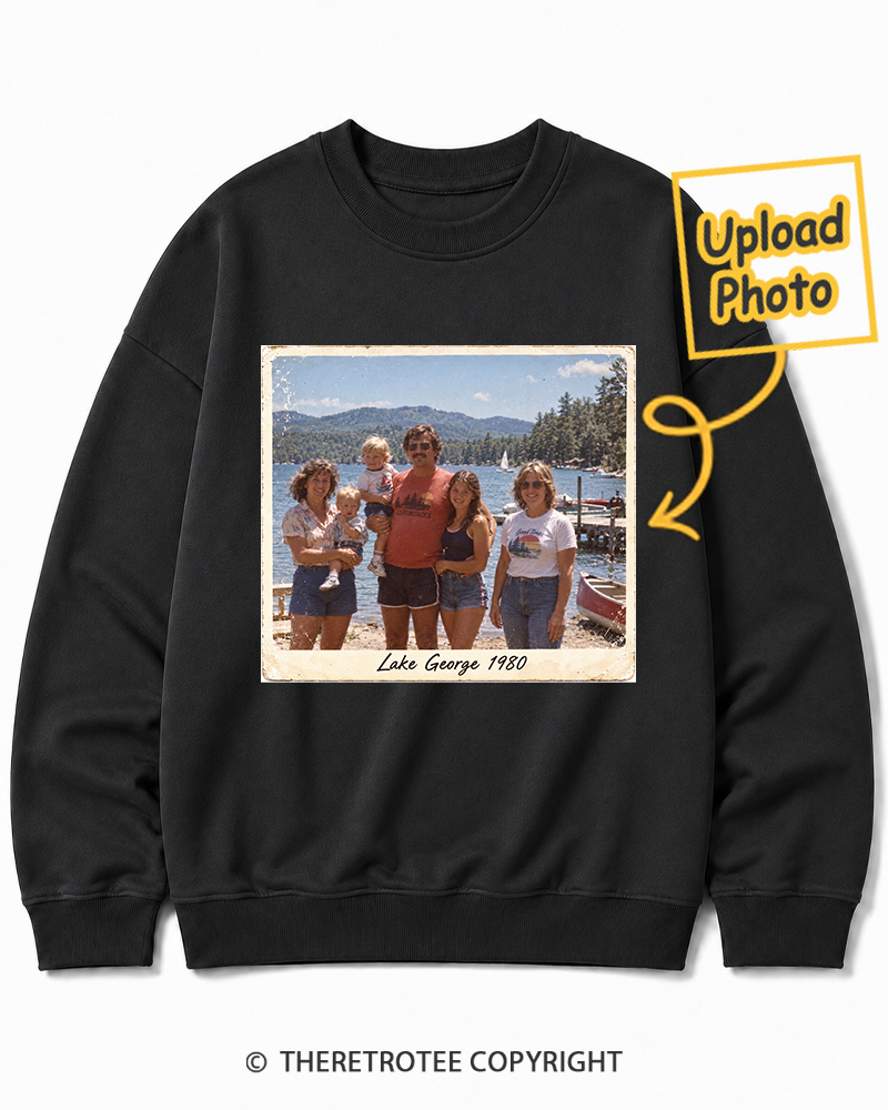 TheRetroTee Personalized Lake George 1980 Sweatshirt