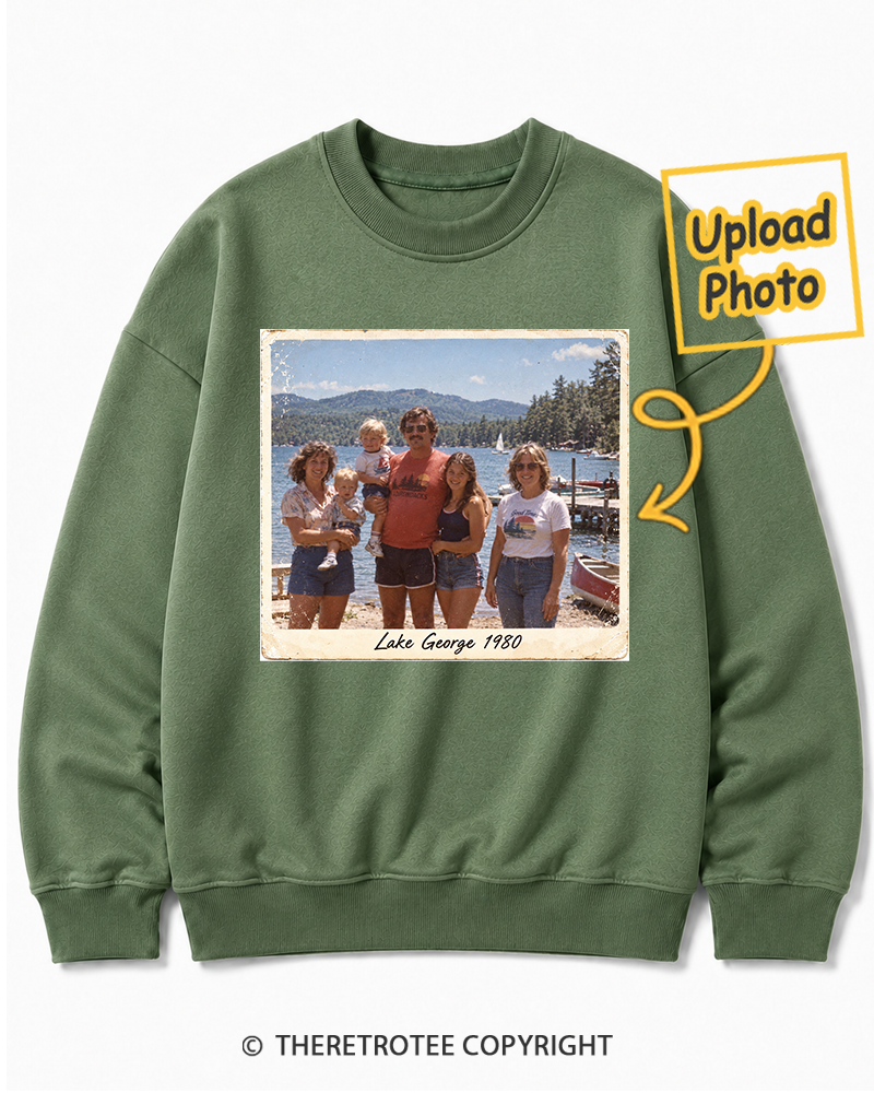 TheRetroTee Personalized Lake George 1980 Sweatshirt