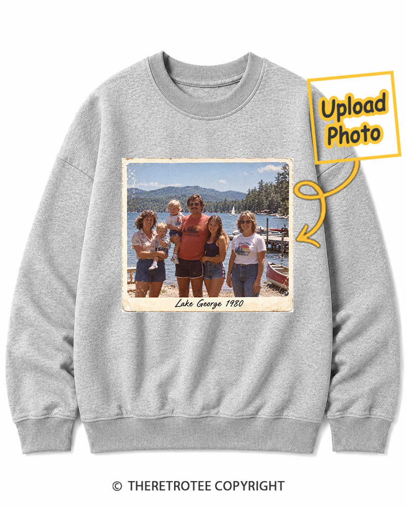 TheRetroTee Personalized Lake George 1980 Sweatshirt