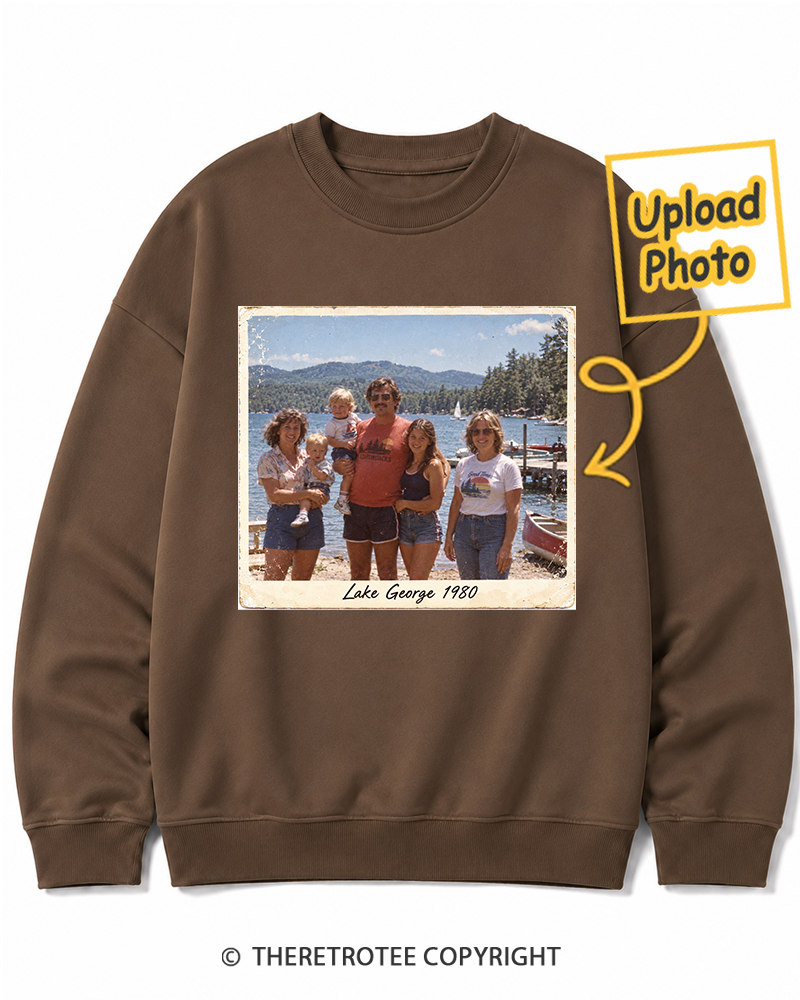 TheRetroTee Personalized Lake George 1980 Sweatshirt