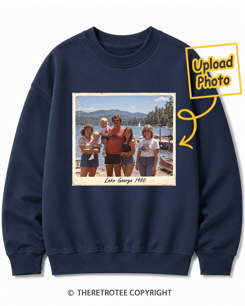 TheRetroTee Personalized Lake George 1980 Sweatshirt