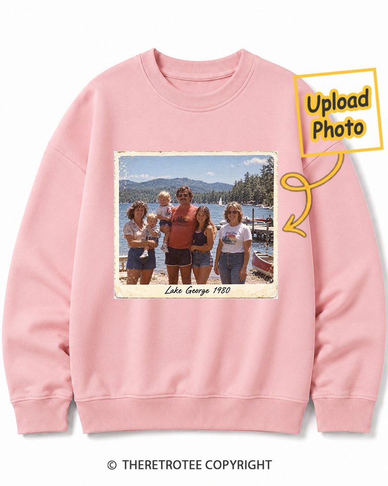 TheRetroTee Personalized Lake George 1980 Sweatshirt