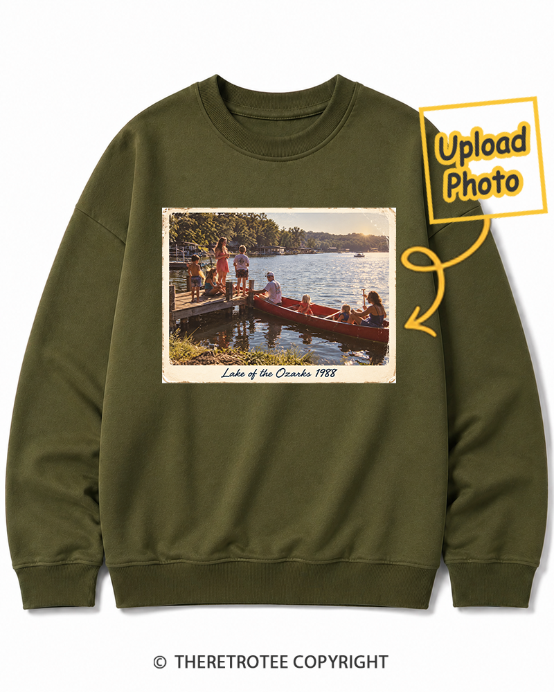 TheRetroTee Personalized Lake of the Ozarks 1988 Sweatshirt