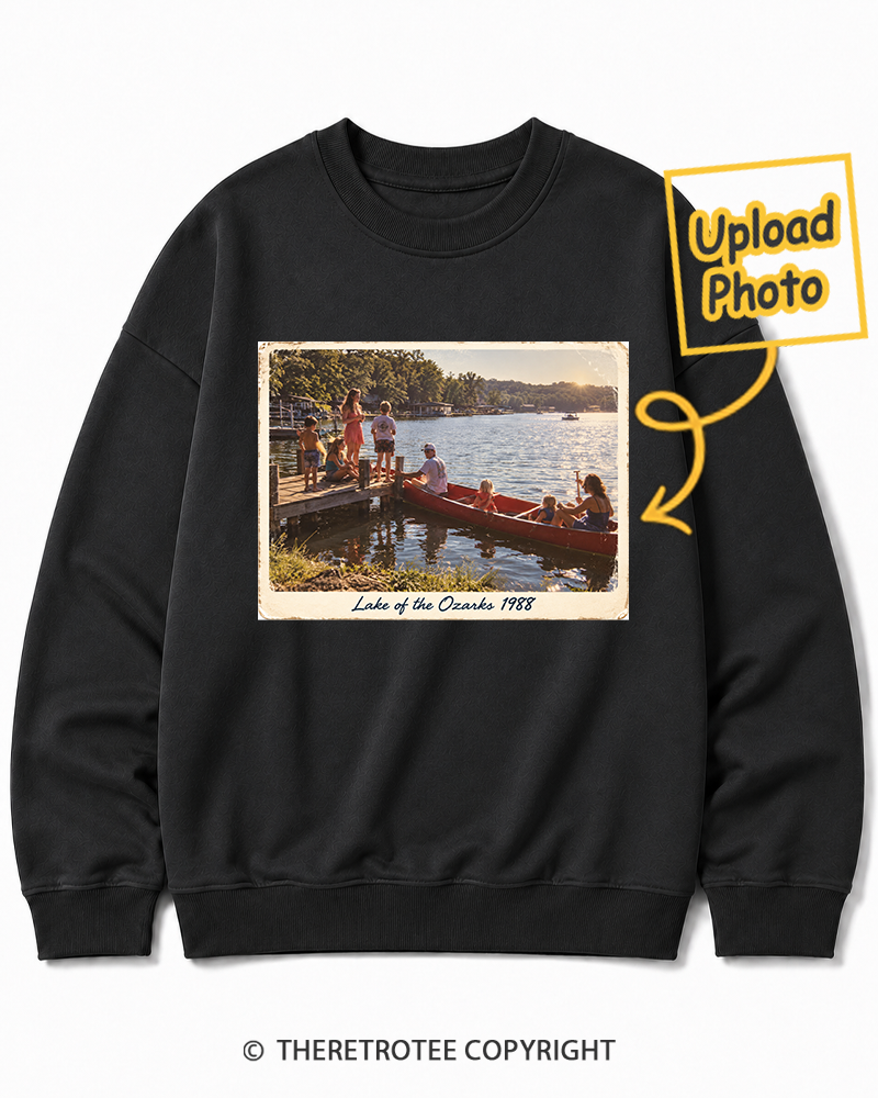 TheRetroTee Personalized Lake of the Ozarks 1988 Sweatshirt