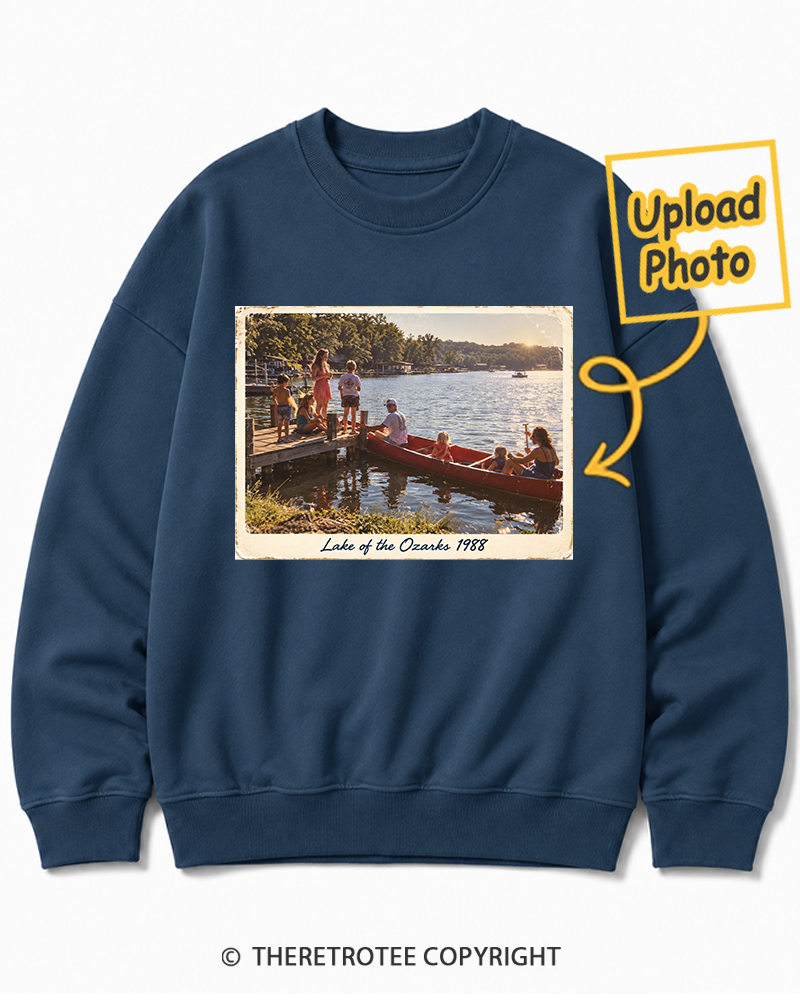 TheRetroTee Personalized Lake of the Ozarks 1988 Sweatshirt