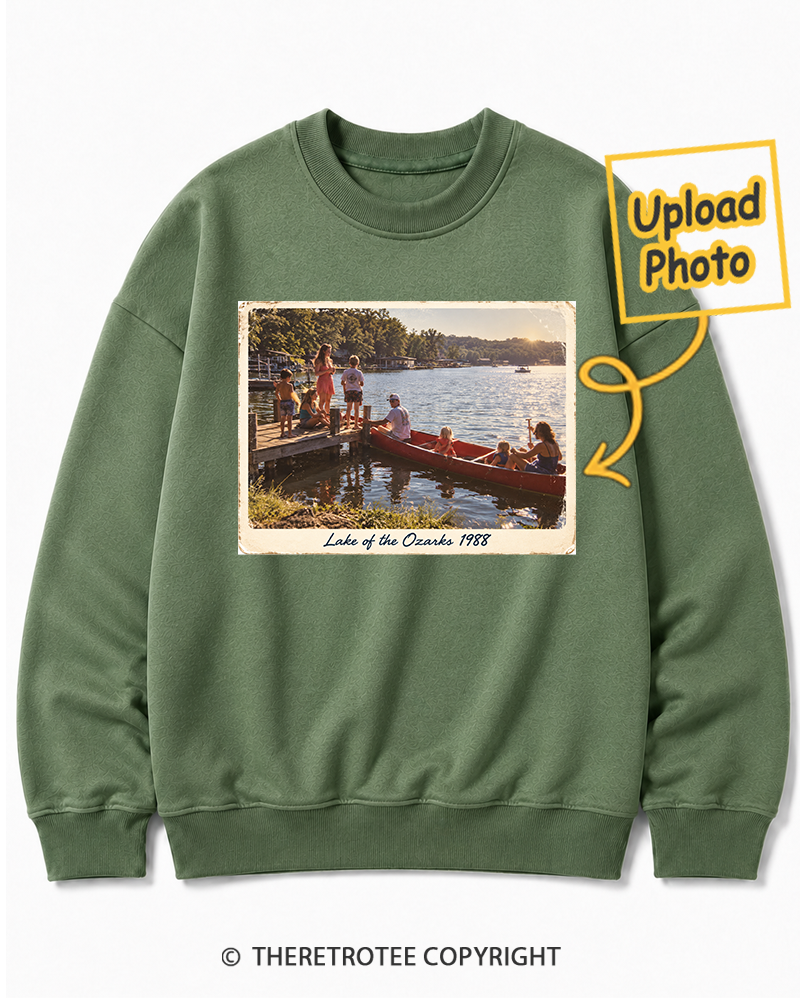 TheRetroTee Personalized Lake of the Ozarks 1988 Sweatshirt
