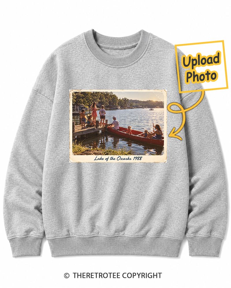 TheRetroTee Personalized Lake of the Ozarks 1988 Sweatshirt