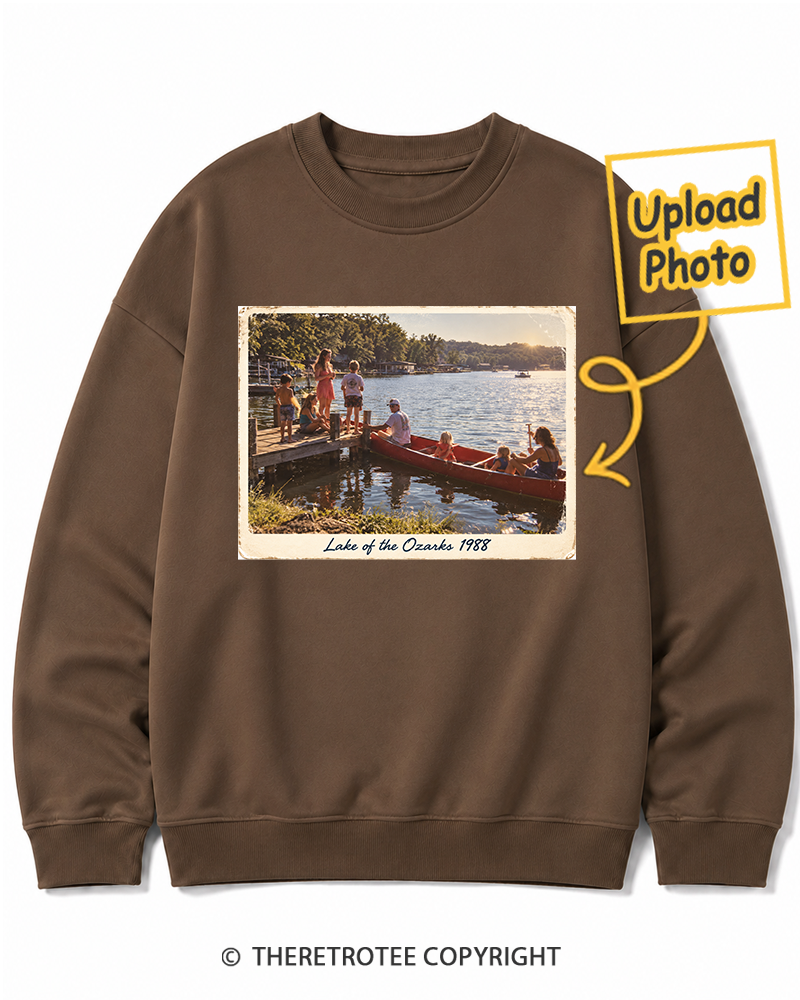 TheRetroTee Personalized Lake of the Ozarks 1988 Sweatshirt