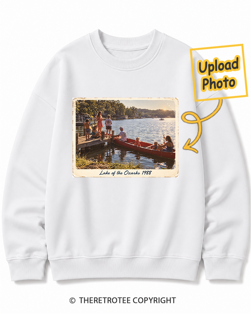 TheRetroTee Personalized Lake of the Ozarks 1988 Sweatshirt