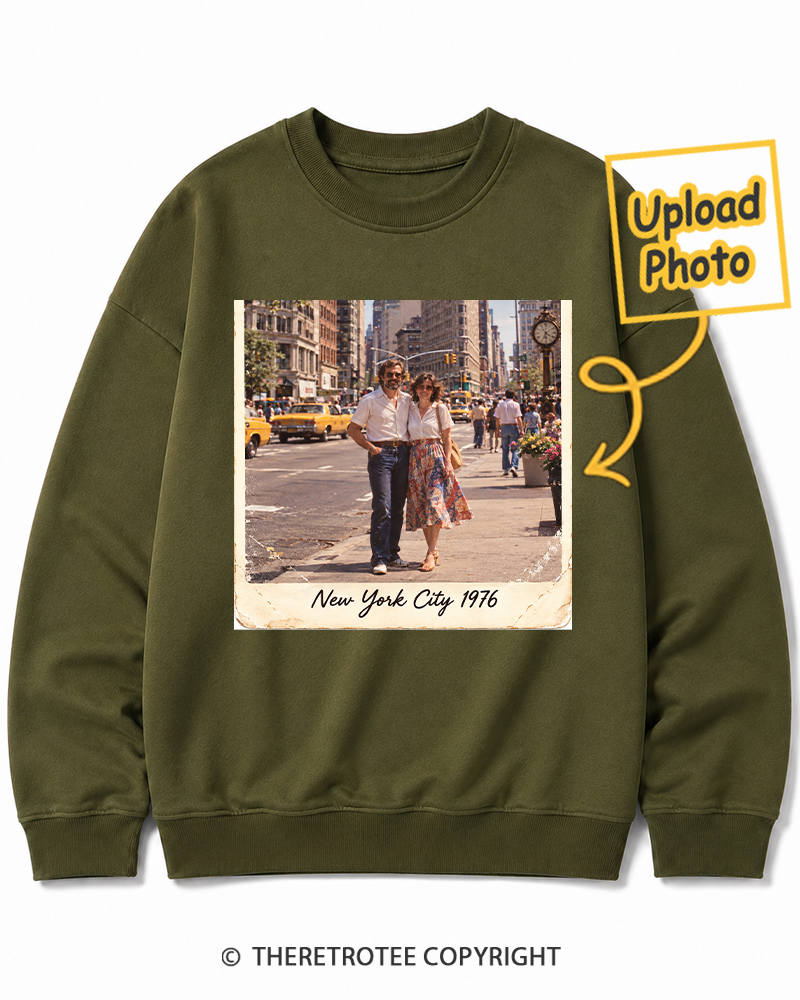 TheRetroTee Personalized New York City 1976 Sweatshirt
