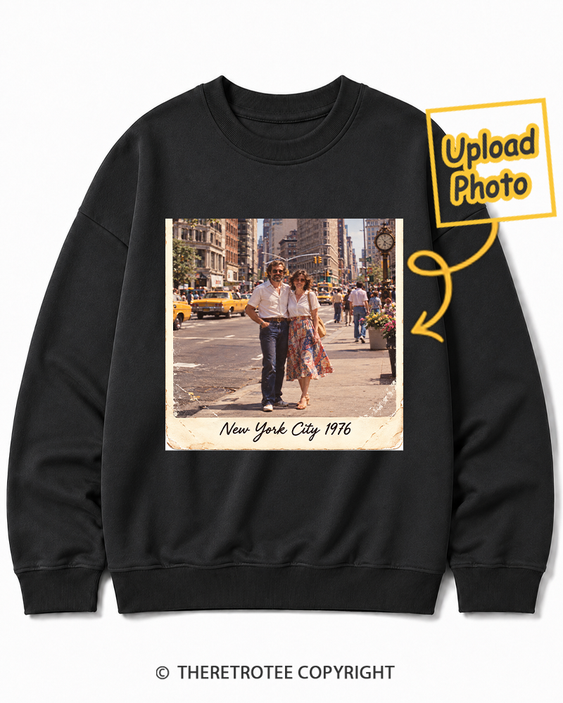 TheRetroTee Personalized New York City 1976 Sweatshirt