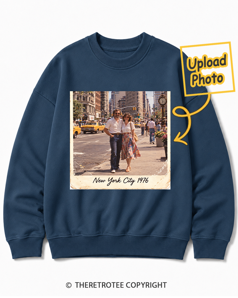 TheRetroTee Personalized New York City 1976 Sweatshirt
