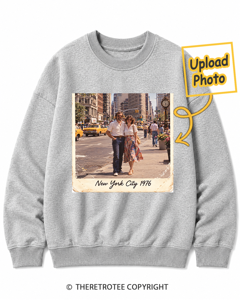 TheRetroTee Personalized New York City 1976 Sweatshirt
