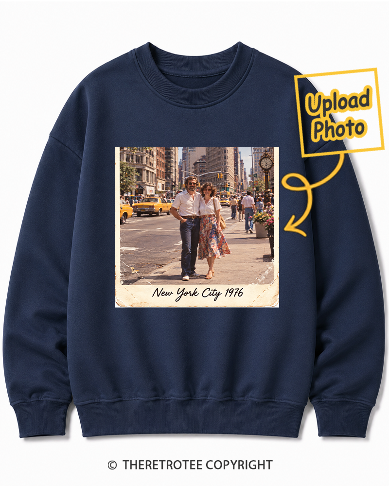 TheRetroTee Personalized New York City 1976 Sweatshirt