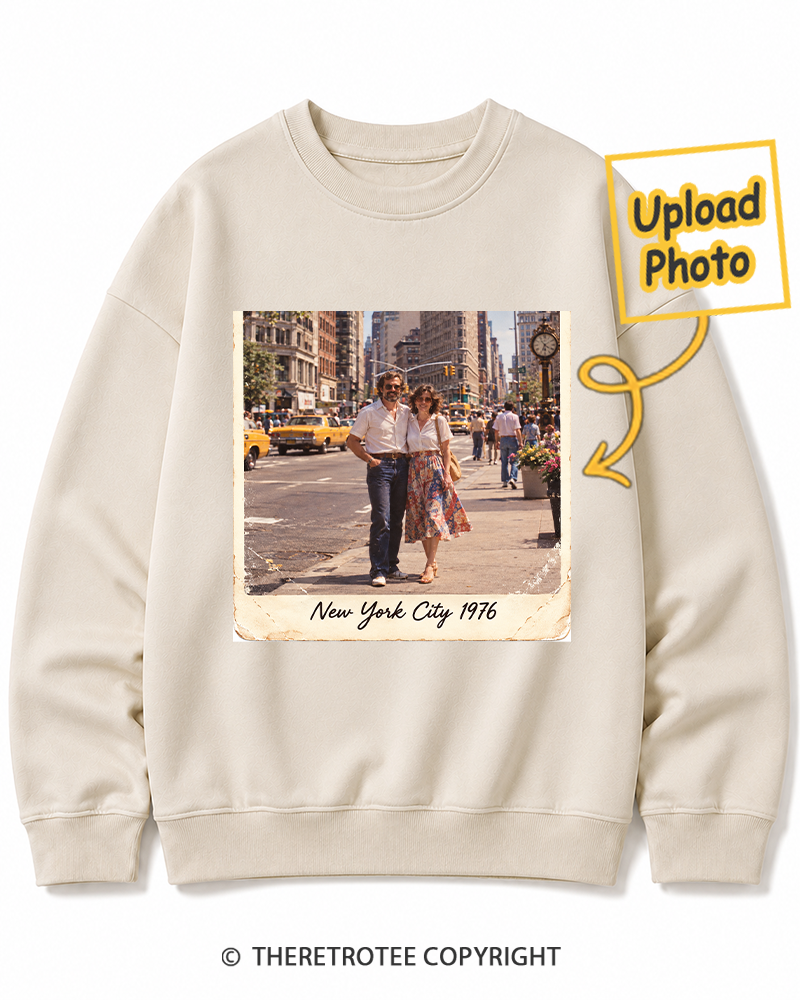 TheRetroTee Personalized New York City 1976 Sweatshirt