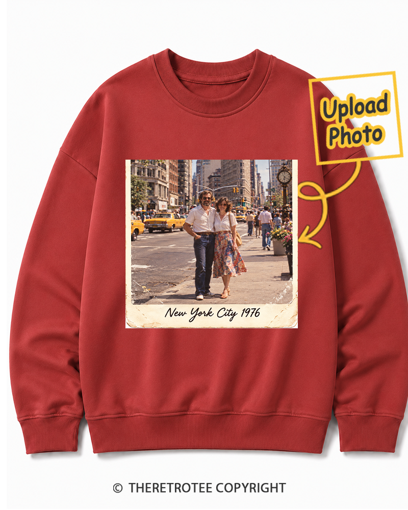 TheRetroTee Personalized New York City 1976 Sweatshirt