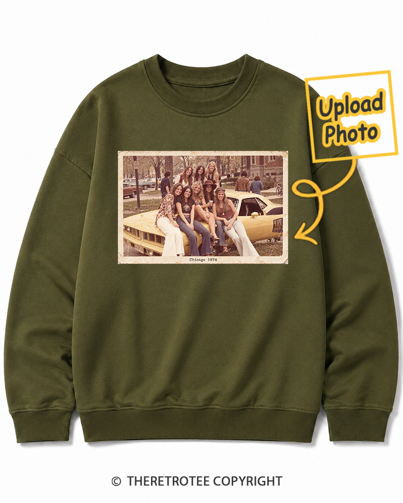 TheRetroTee Personalized Chicago 1974 Sweatshirt