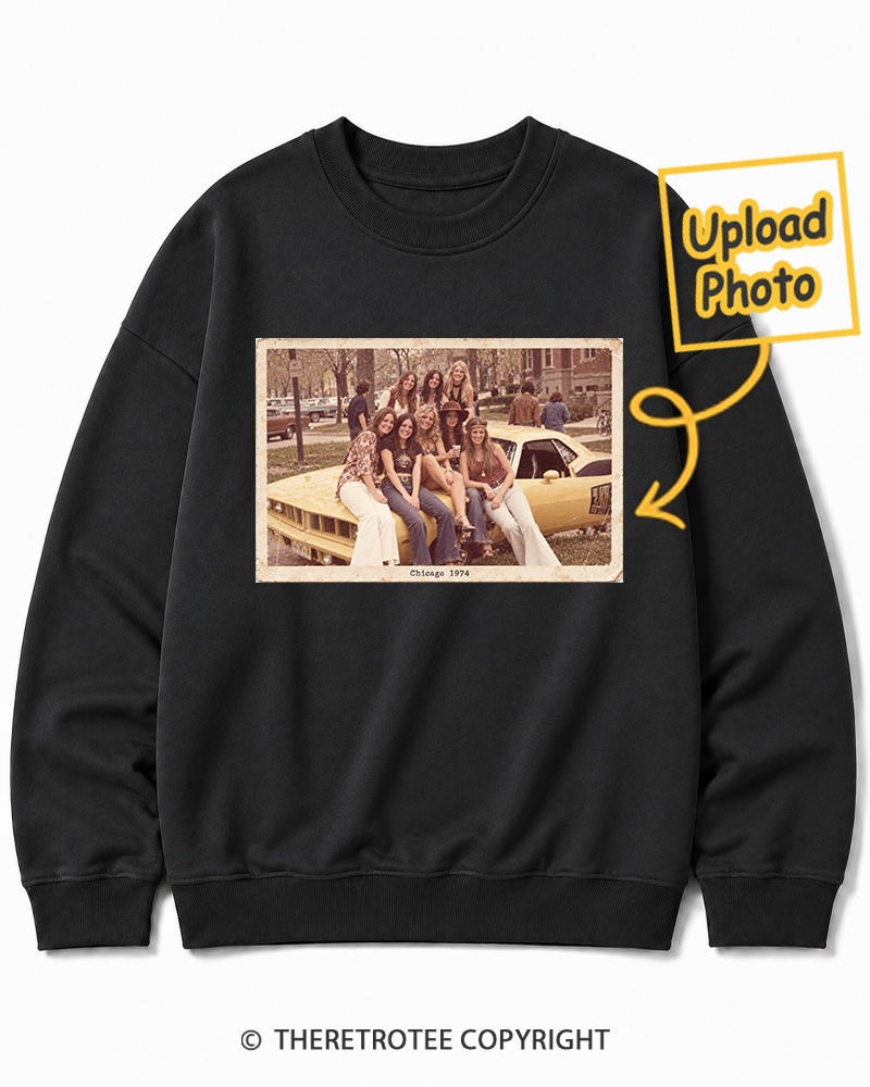 TheRetroTee Personalized Chicago 1974 Sweatshirt