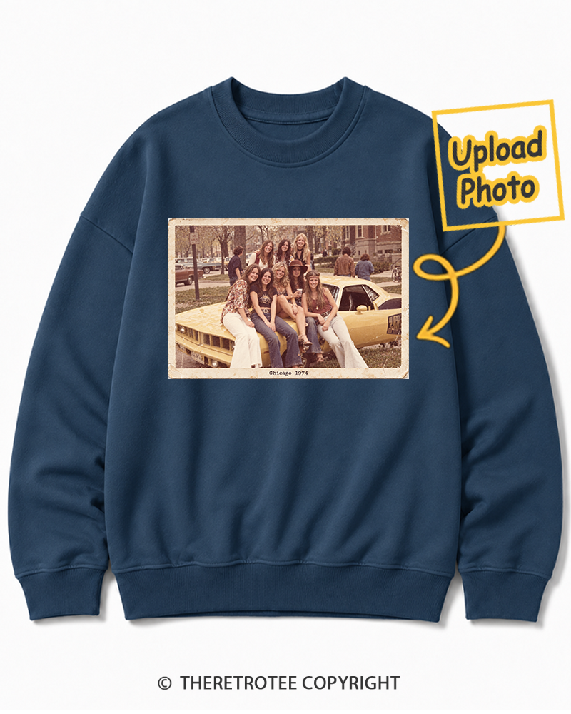 TheRetroTee Personalized Chicago 1974 Sweatshirt